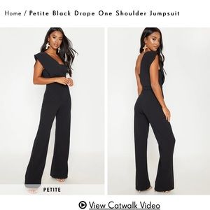 NWT Pretty Little Thing one shoulder jumpsuit